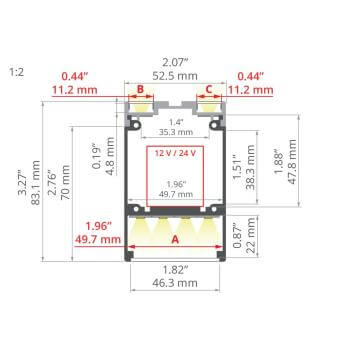 LED ALU-Profil DES